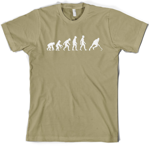 Evolution of Man Field Hockey T Shirt