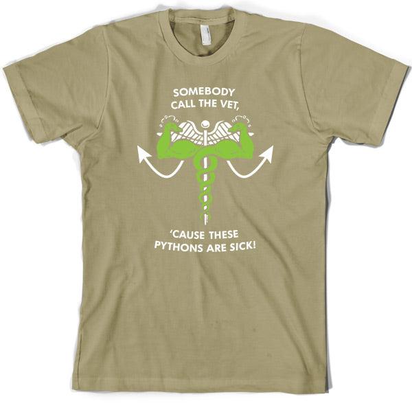 Call the Vet - These Pythons are Sick! T Shirt
