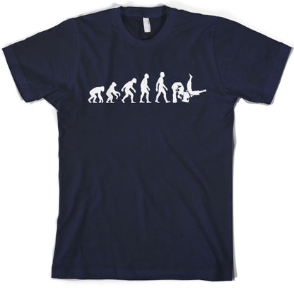 Evolution of Man Judo T shirt