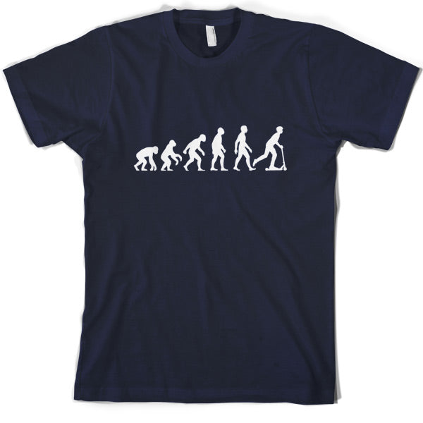 Evolution of Man Scooter Rider T Shirt