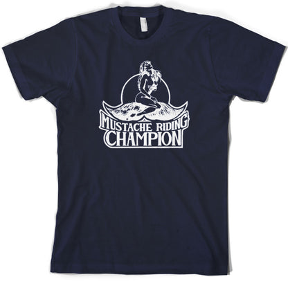 Moustache Riding Champion T Shirt