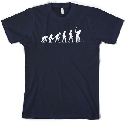 Evolution of Man Golf T Shirt