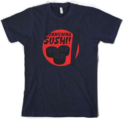 Konnichiwa Sushi T Shirt