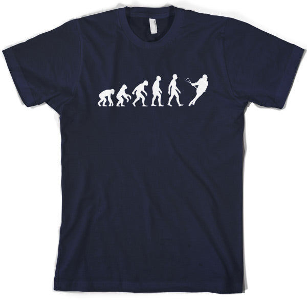 Evolution of Man Lacrosse T shirt