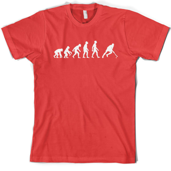 Evolution of Man Field Hockey T Shirt