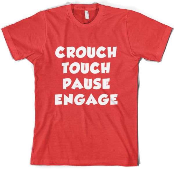 Crouch touch pause Engage Rugby T Shirt