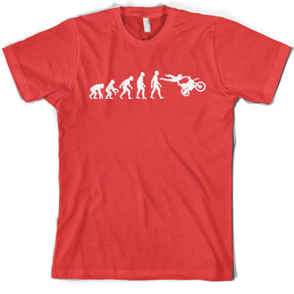 Evolution of Man Motocross T Shirt