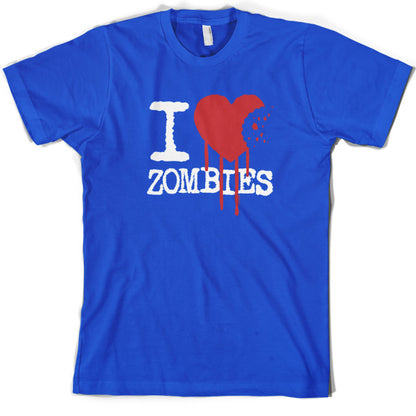 I Love Zombies T Shirt