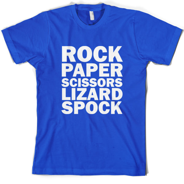 Rock paper scissors lizard spock T Shirt