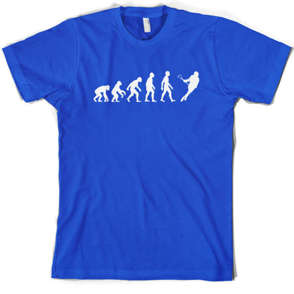 Evolution of Man Lacrosse T shirt