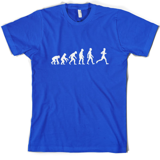 Evolution of Man Running T Shirt