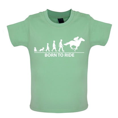 Born to Ride Baby Horse riding T Shirt