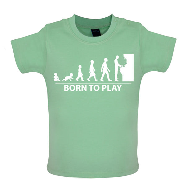 Born to Play Arcade games Baby T Shirt