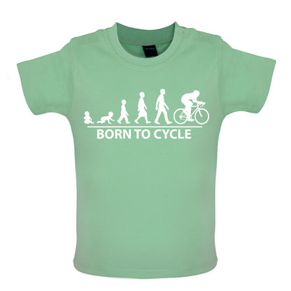 Born to ride  Baby Cycling T Shirt