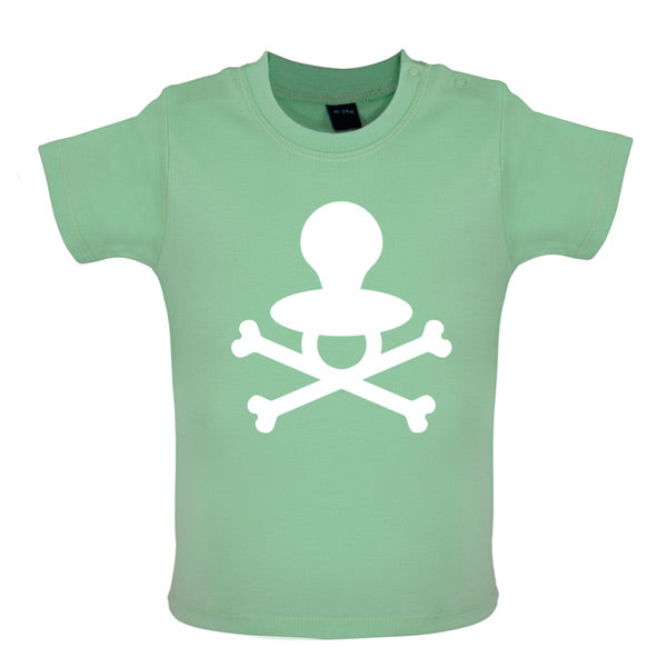 Dummy Crossed Bones Baby T Shirt