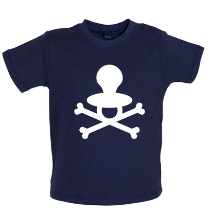 Dummy Crossed Bones Baby T Shirt