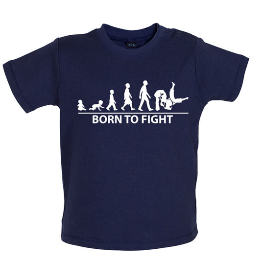 Born to Fight Baby Judo T Shirt