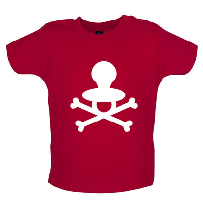 Dummy Crossed Bones Baby T Shirt