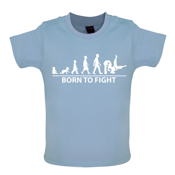 Born to Fight Baby Judo T Shirt