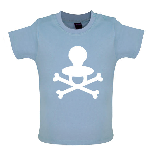 Dummy Crossed Bones Baby T Shirt