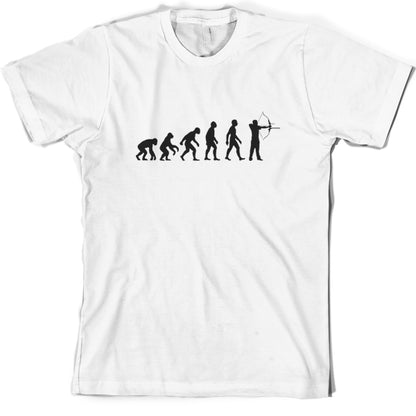 Evolution of Man Archery T shirt