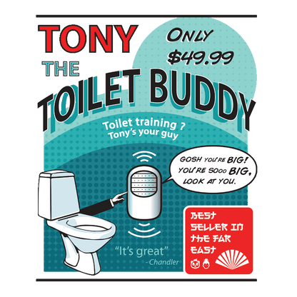 Tony the Toilet Buddy T Shirt