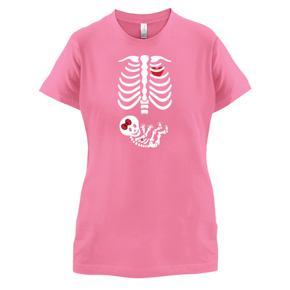 Skeleton Baby Girl T Shirt