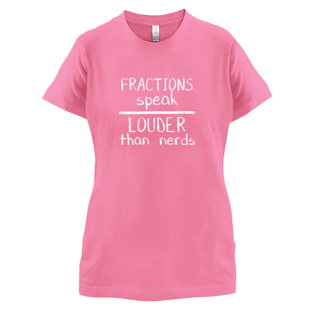 Fractions Louder Than Nerds T Shirt