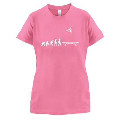 Evolution Of Man Trampolining T Shirt