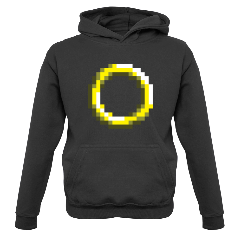 Retro Pixel Ring Kids T Shirt