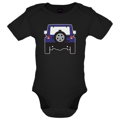 JW Rear Hyper Purple Baby T Shirt