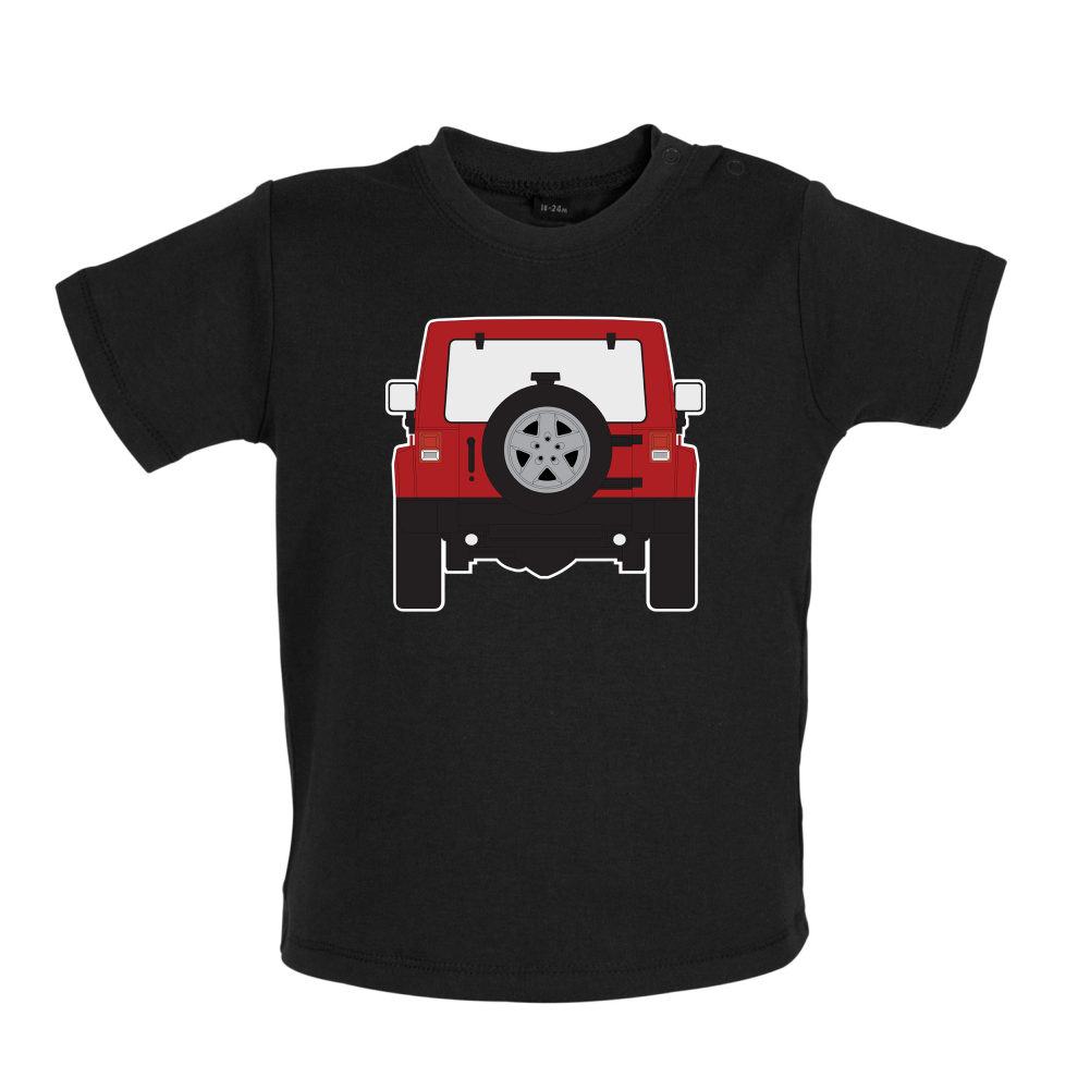 JW Rear Red Baby T Shirt