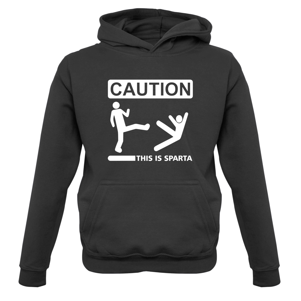 Caution This Is Sparta Kids T Shirt