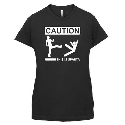 Caution This Is Sparta T Shirt