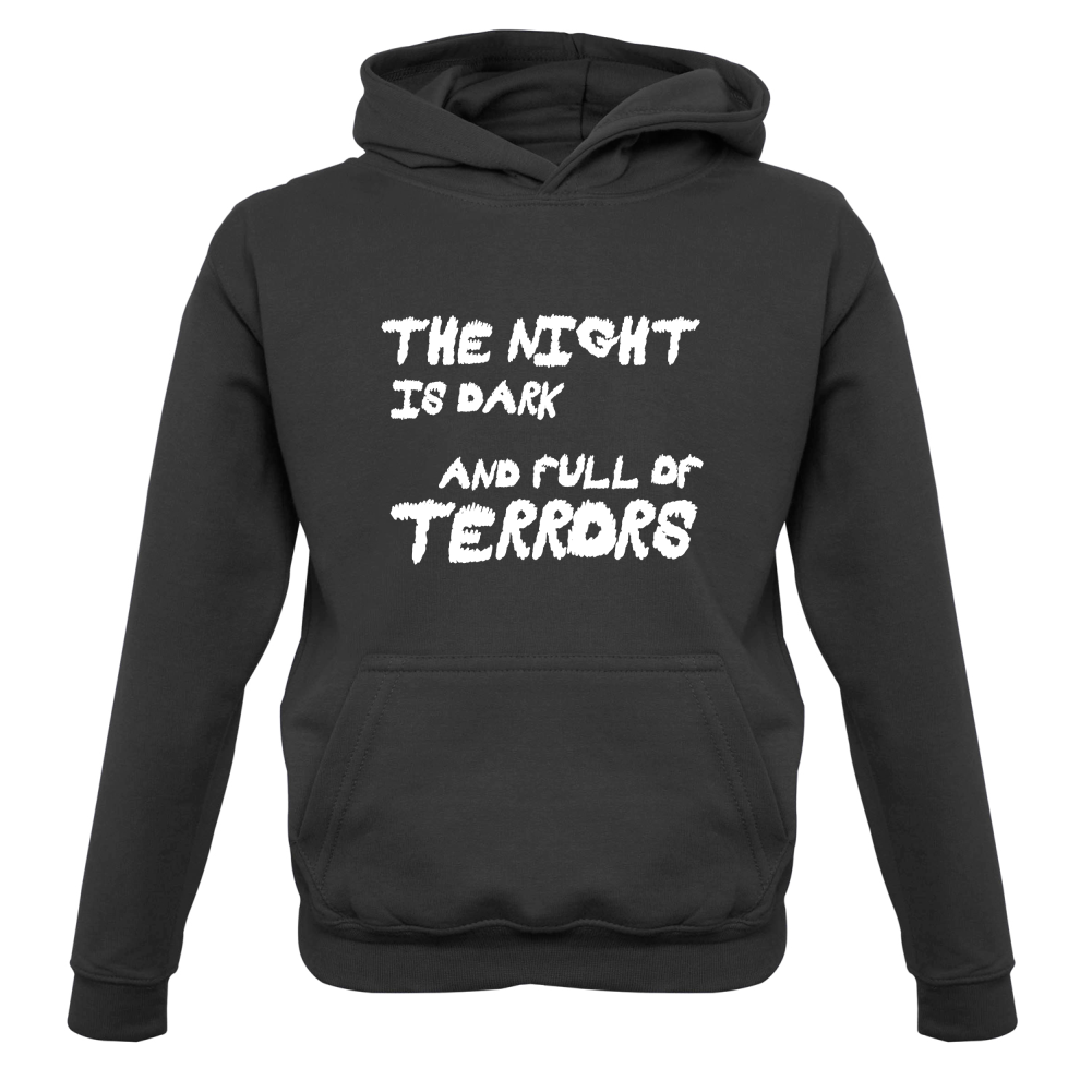 The Night Is Dark And Full Of Terrors Kids T Shirt