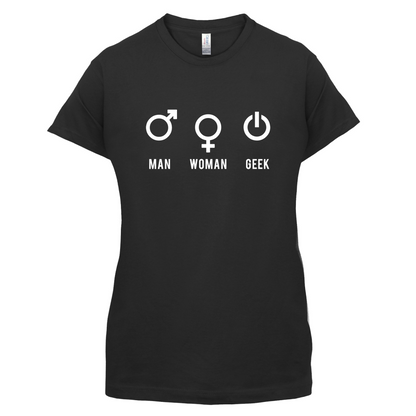 Man Woman GEEK T Shirt