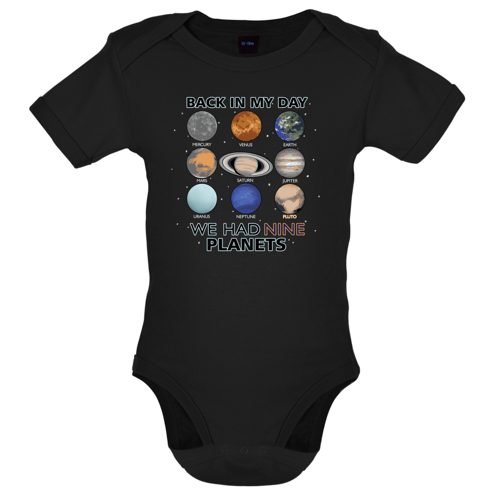 We Had Nine Planets Baby T Shirt