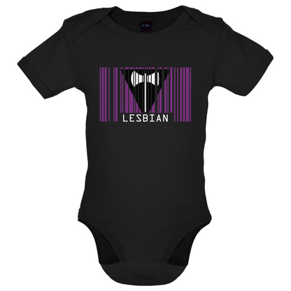 LGBT Barcode Flags - Lesbian Baby T Shirt