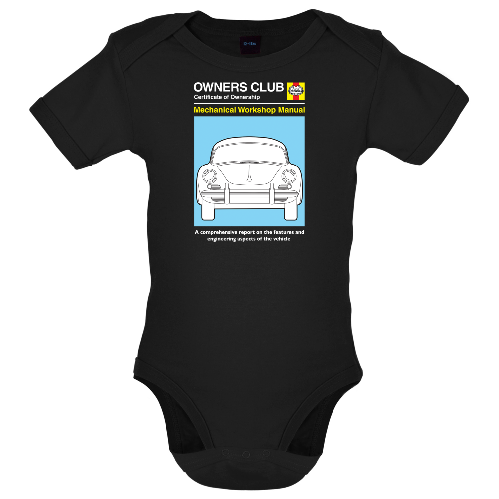 Car Owners Manual 356 Baby T Shirt