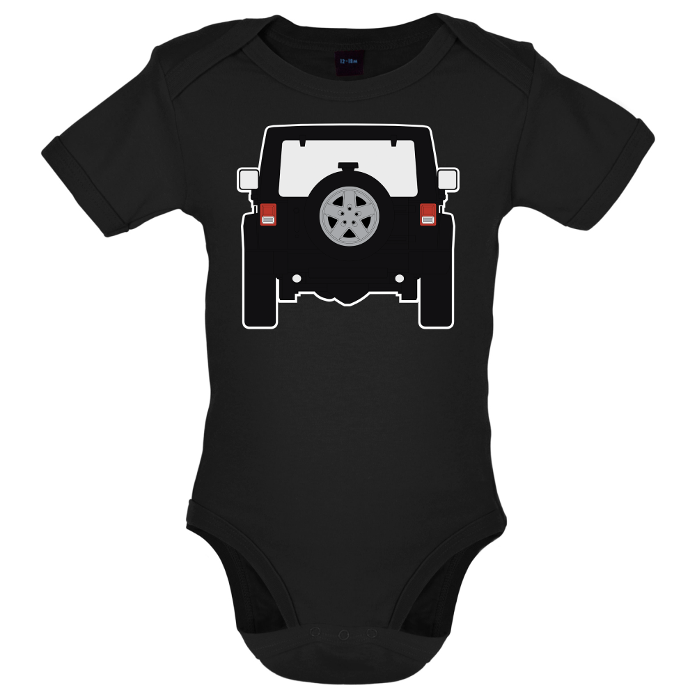 JW Black Rear Baby T Shirt