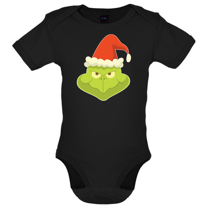 Grinch Face Baby T Shirt