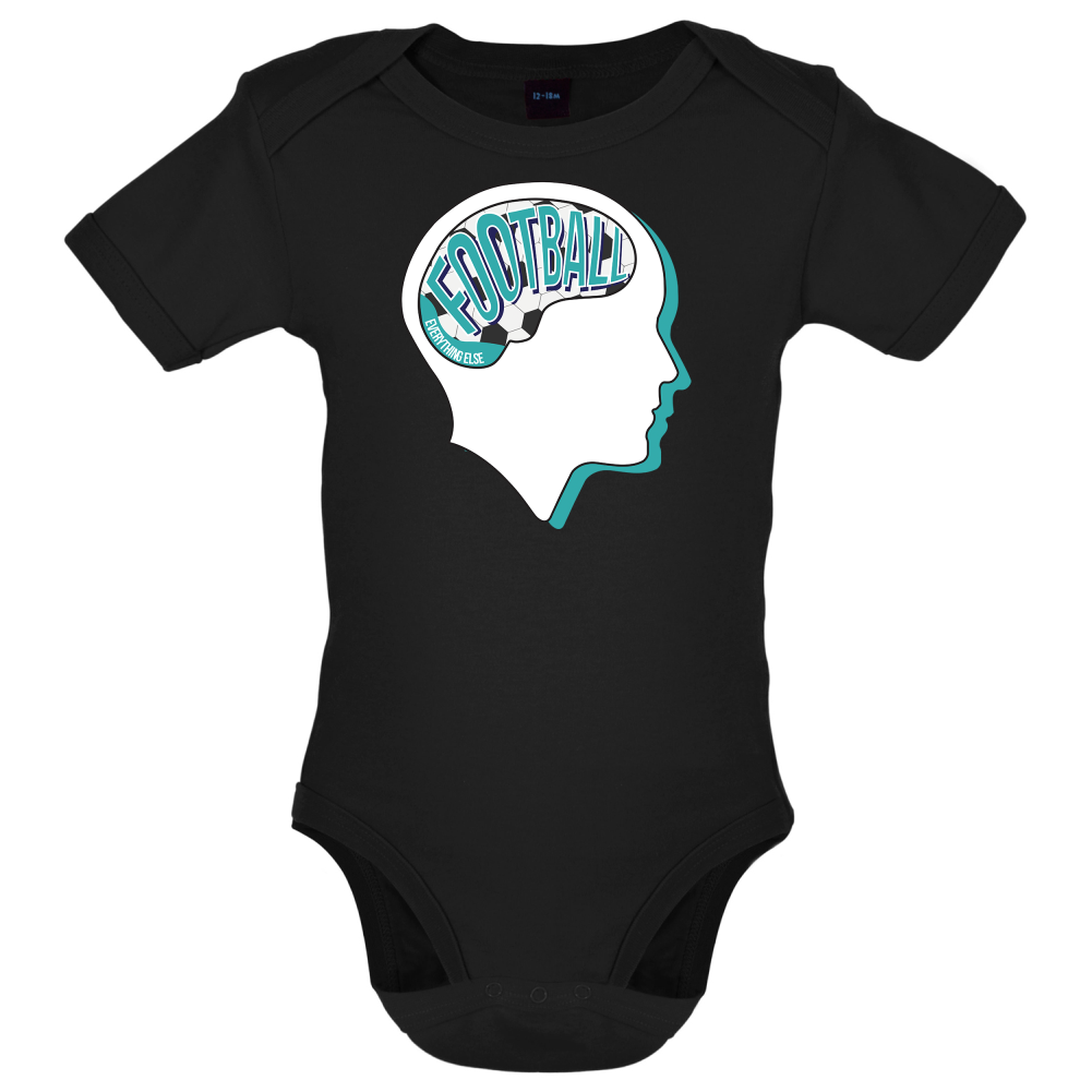 Football Is What I Think Baby T Shirt