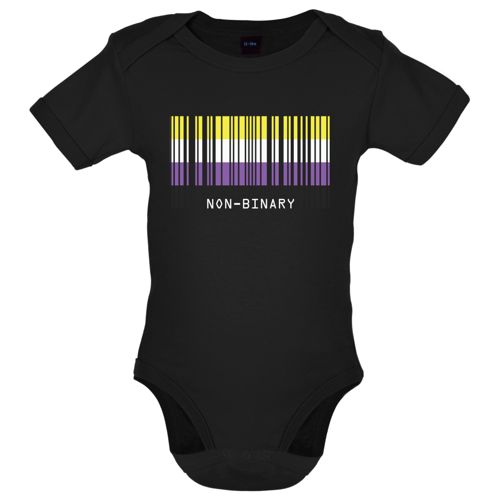 LGBT Barcode Flags - Nonbinary Baby T Shirt