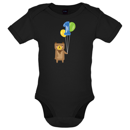 1st Birthday Bear Baby T Shirt