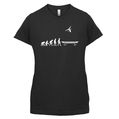 Evolution Of Man Trampolining T Shirt