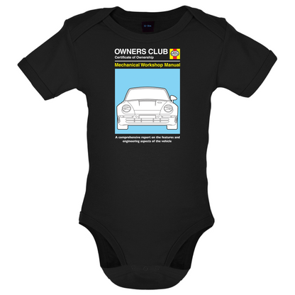 Car Owners Manual 959 Turbo Baby T Shirt