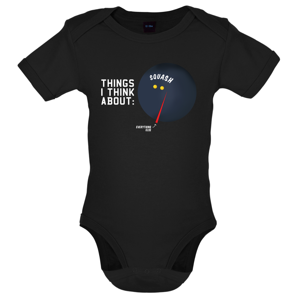 I Thiink About Squash Baby T Shirt