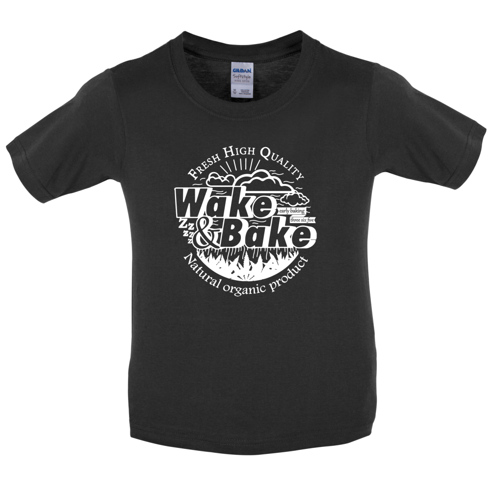 Wake And Bake Kids T Shirt