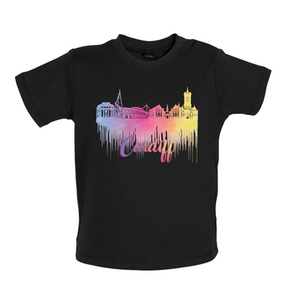 Cardiff Silhouette  Baby T Shirt