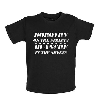 Blanch In The Sheets Baby T Shirt